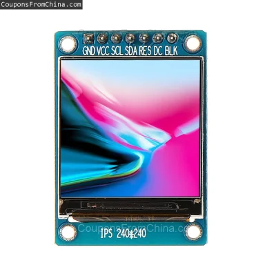 n____S - ❗ 1.3 Inch IPS TFT LCD Display 240x240 3.3V ST7789 [EU]
〽️ Cena: 5.99 USD (d...