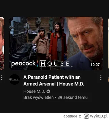 aptitude - Dr. House to jedyny serial, w którym nie mogę powiedzieć dokładnie ile raz...