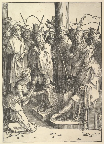 Loskamilos1 - Lucas van Leyden, "Usta prawdy", rok 1514.

#necrobook #lucasvanleyden