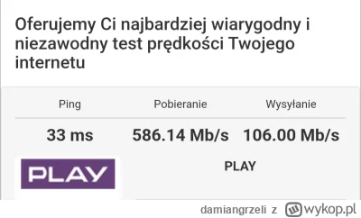 damiangrzeli - Za taki internet 5G płacę  25zl/150GB xD
50zł = 300GB