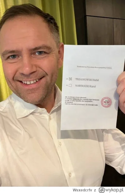 Wsxedcrfv - On już wybrał, a Ty? ( ͡° ͜ʖ ͡°)

#heheszki #wybory