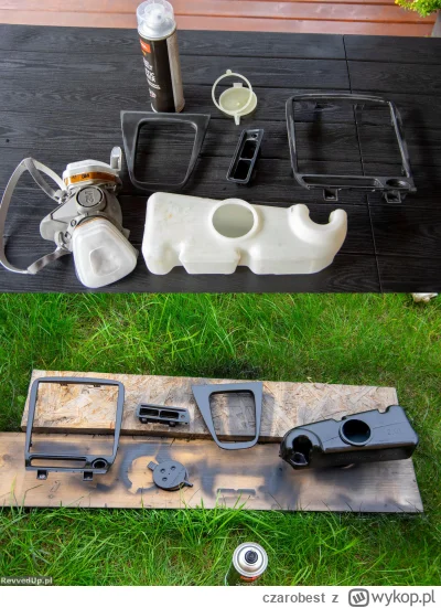 czarobest - Kolejna robótka w #miata , odmalowałem w końcu plastiki w środku i wyszło...