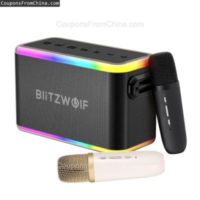 n____S - ❗ BlitzWolf BW-WA6 80W Bluetooth Karaoke Speaker with 2 Mics [EU]
〽️ Cena: 5...