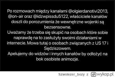 Szwolezer_bozy - Olo miesiąc temu o Piotrku WSW:

"Nazwał cię p***filem ruchającym sw...