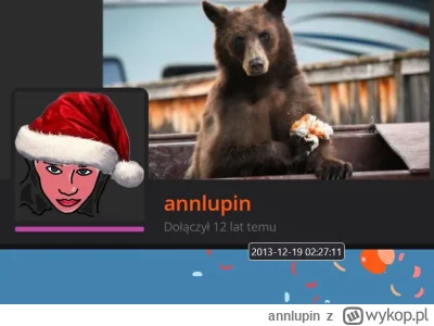 annlupin - mam dzisiaj urodziny wykopowe nom