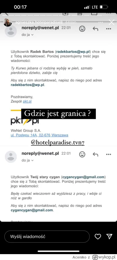 Aceniko - #hotelparadise 
Nie no ogarnijcie się i nie piszcie jej aż tak, jest suką a...