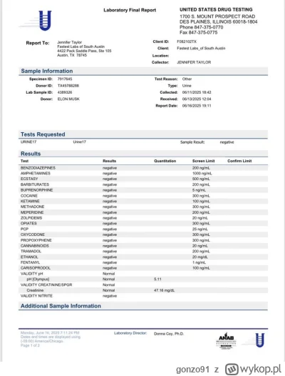 gonzo91 - #elonmusk #tesla #spacex 
Lelon musi zwiększyć dawkę tej ketaminy o której ...