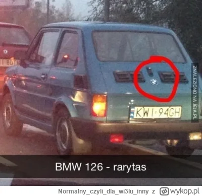 Normalnyczylidlawi3luinny - @kanabiss: Ja takiego BMW widziałem na żywo w Krakowie. D...