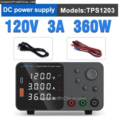 n____S - ❗ WANPTEK TPS1203 360W Lab Bench Power Supply
〽️ Cena: 79.89 USD (dotąd najn...