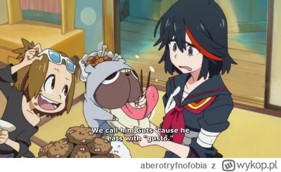 aberotryfnofobia - odkryłam nowe zajebiste animu, kill la kill. To jest top kek XD

﻿...