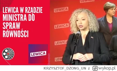 KRZYSZTOFDZONGUN - Ministra ds. "równości", która dyskryminuje mężczyzn i nie planuje...