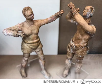 IMPERIUMROMANUM - Rzymskie statuetki przedstawiające dwóch afrykańskich bokserów

Rzy...