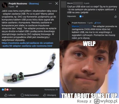 Roszp - Czasami mam tak, że ktoś z Was mi pokazuje jakiś wynalazek, a ja myślę: może ...