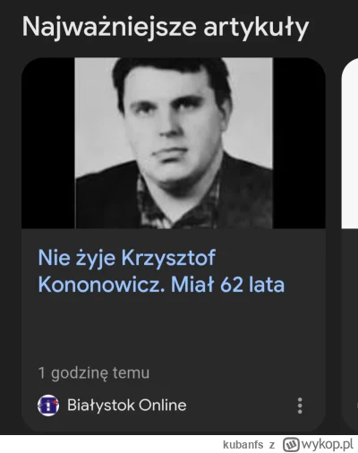 kubanfs - #kononowicz R I P KONONOWICZ 

#famemma #bystrzaktv #patostreamy #danielmag...