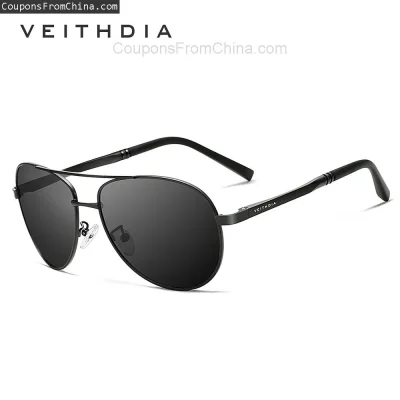 n____S - ❗ VEITHDIA Sunglasses Men Polarized UV400
〽️ Cena: 7.62 USD (dotąd najniższa...