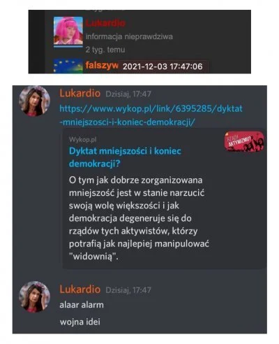 timechain - @rolnik_wykopowy: lukardio i discord neuropy do zwoływania ( ͡° ͜ʖ ͡°)