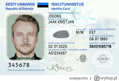 nowyjesttu - Estoński dowód osobisty posiada chip od kilkunastu conajmniej lat i do d...