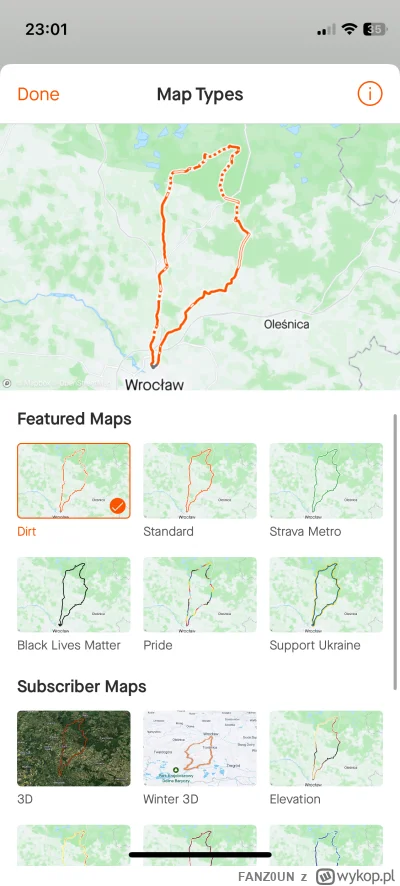 FANZ0UN - @Kexu: W edycji aktywnosci mozesz sobie wybrac typ mapy. Ja wybralem taki k...