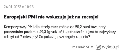 maniek74 - #gielda recesje wymyśliliście wy, wykopki ( ͡° ͜ʖ ͡°)