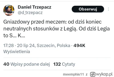 meemphis11 - #mecz #pogonszczecin #legia

Co się stanęło, że paprykarze już nie lubią...