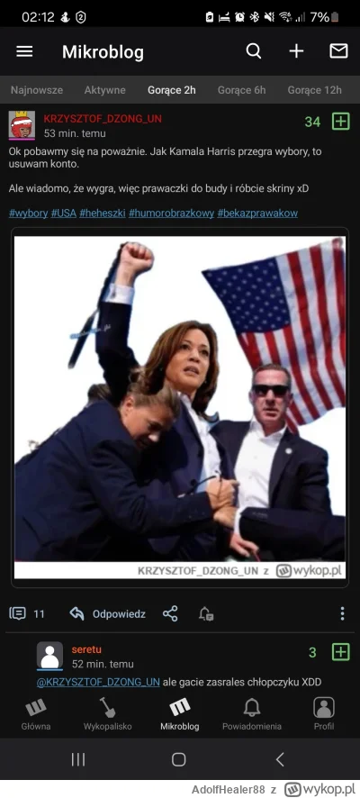 AdolfHealer88 - @KRZYSZTOFDZONGUN
Stary, miej trochę Honoru i usuń konto