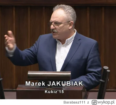 Barabasz111 - Marek Jakubiak powiedział właśnie, że rolników sprowokowała, leżąca na ...