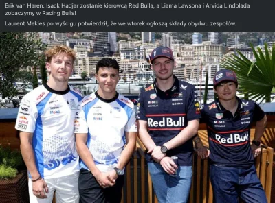 kromeczek - #f1 no i zajebiście, nikt nie miał tyłu szans co Tsunoda