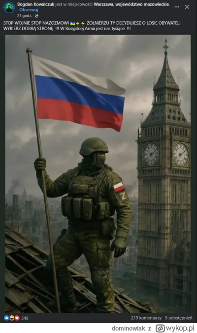 dominowiak - #wojna #rosja #polskieonuce