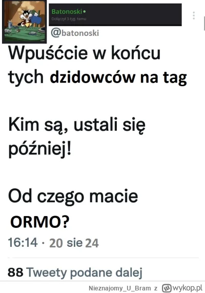 NieznajomyUBram - Konrad @Batonoski Mazowiecki dałem z siebie 1% 
#przegryw