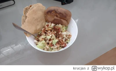 krucjan - Warzywa z serem i pieczywem niskoweglowodanowym.

#jedzenie #jedzzkrucjanem