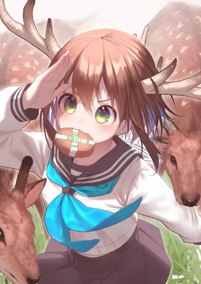 LatajacaPapryka512 - #anime #randomanimeshit #nokoshikanoko #shikanokonokonokokoshita...