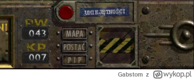 Gabstom - Przerzuciłem teksturę interfejsu z oryginalnej polskiej wersji Fallouta do ...