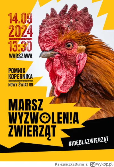 KsiezniczkaDunia - MARSZ WYZWOLENIA ZWIERZĄT już 14 września w Warszawie! 
To wydarze...