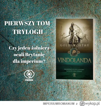 IMPERIUMROMANUM - KONKURS: Vindolanda

Do wygrania 3 egzemplarze książki „Vindolanda”...