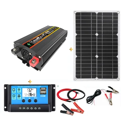 n____S - ❗ 8000W Solar Inverter Kit With 18W Solar Panel 30A Controller
〽️ Cena: 123....