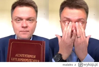 malaks - Szymek płaczek nas obroni, wgniecie Putina konstytucjo w ziemię i po problem...