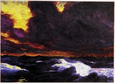 psycha - Emil Nolde • The Sea • 1930

#malarstwo