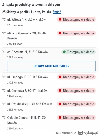 MgrMarecki - Mirki z #krakow - czy ktoś z Was nie idzie przypadkiem do Lidla przy os....