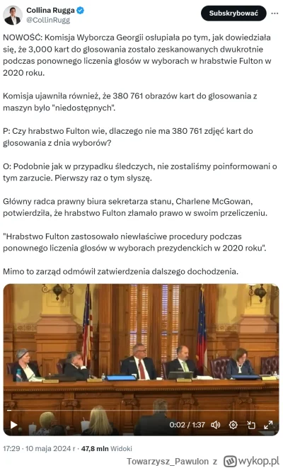 TowarzyszPawulon - Ładnie się Demokraci bawią:

W wyborach w 2020 roku które rozstrzy...