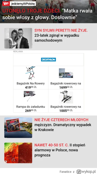 Fanatice - #wp Programowanie od rana polaka zwyczajnego pozytywnymi newsami, żeby cza...