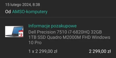 bakalarz - @Pkrny: ja sobie kupiłem używanego della i mam go już prawie rok. Bardzo d...