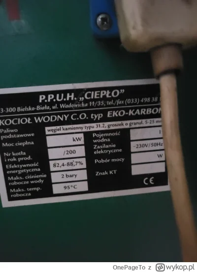 OnePageTo - Jakiej klasy jest ten piec?

#ogrzewanie #dom