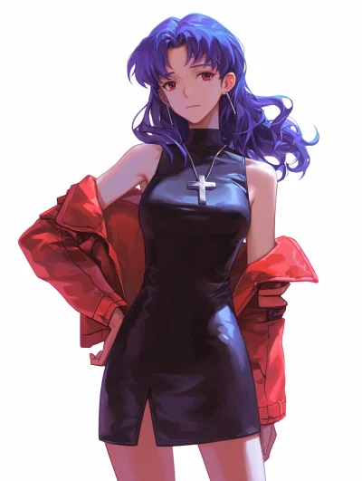 SonyKrokiet - #misatokatsuragi #neongenesisevangelion #evangelion #anime #randomanime...