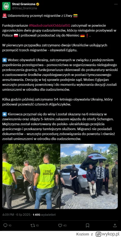 Koziom - No i git. To są prawdziwi obrońcy granic, a jakiś Bąkiewicz, Balonowy i jaki...