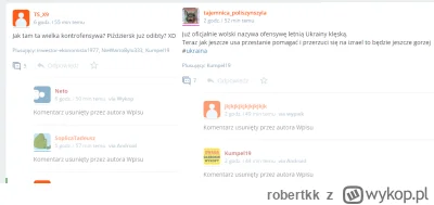 robertkk - Typowe ivany, pisza cos za 40 kopiejek i kasuja komentarze, a w miedzyczas...