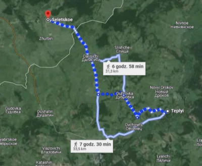 Kagernak - Do Białorusi pozostało im 30 kilometrów. Teren dookoła jest płaski, więc c...