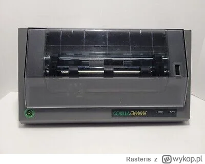 Rasteris - #heheszki #starekomputery #komputery

Drukarka o bardzo dziwnej nazwie z l...