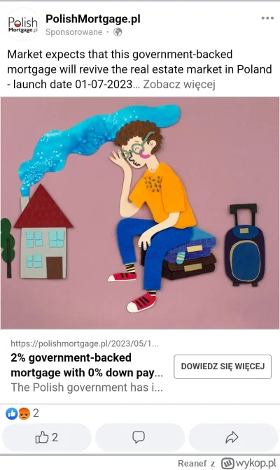 Reanef - Iks urwał de. Dziwne że nie w cyrylicy. #nieruchomosci