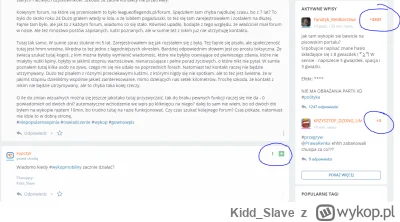 Kidd_Slave - czemu są dwa kolory plusów