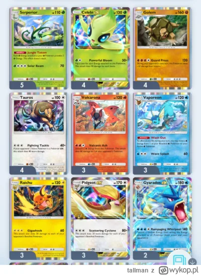 tallman - Wymienie nadwyżkę. Pierwszy set w komentarzu
#pokemontcg